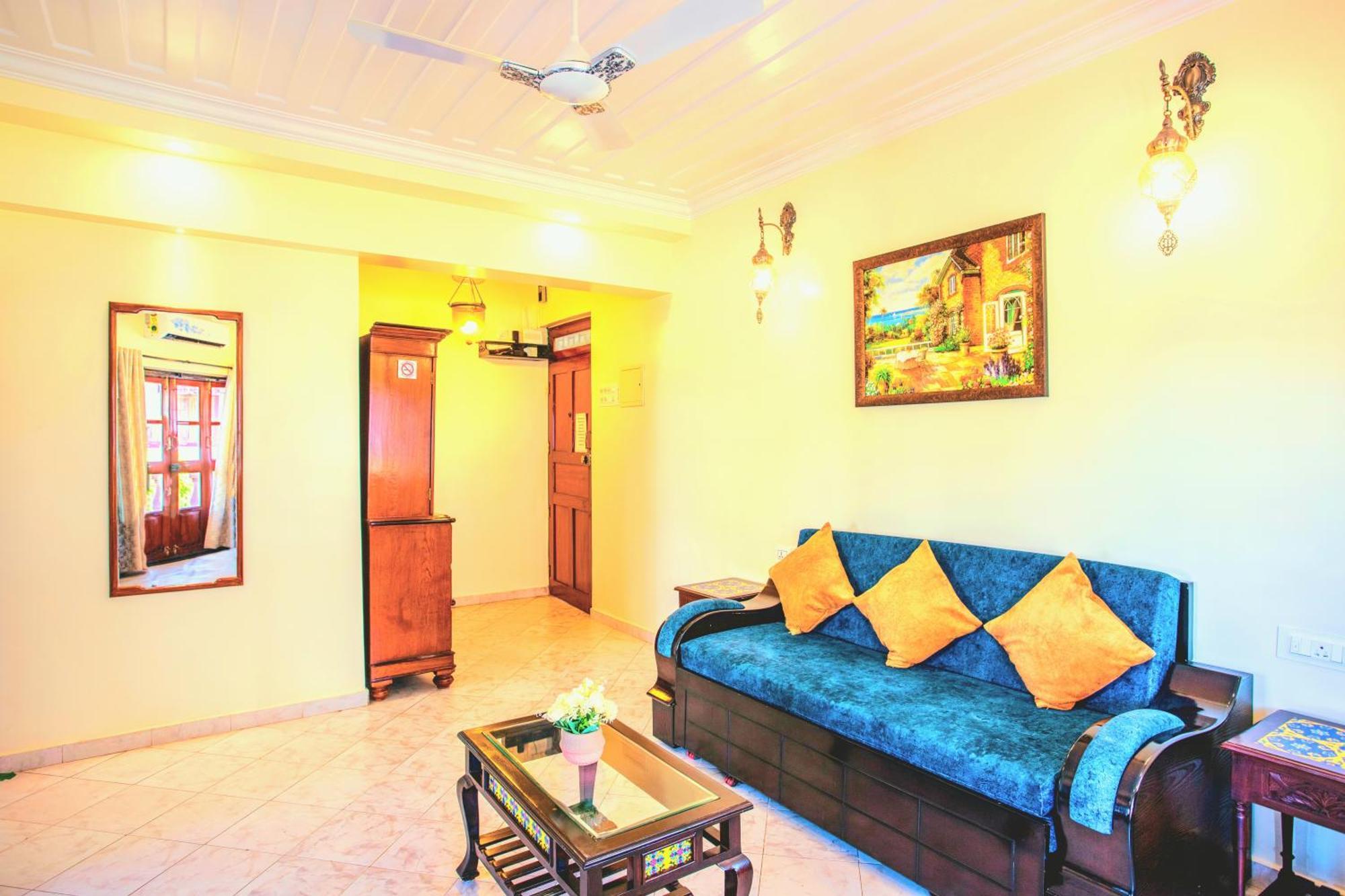 'Golden Sea Pearl' 1 Bhk Beach Apartment Benaulim Buitenkant foto